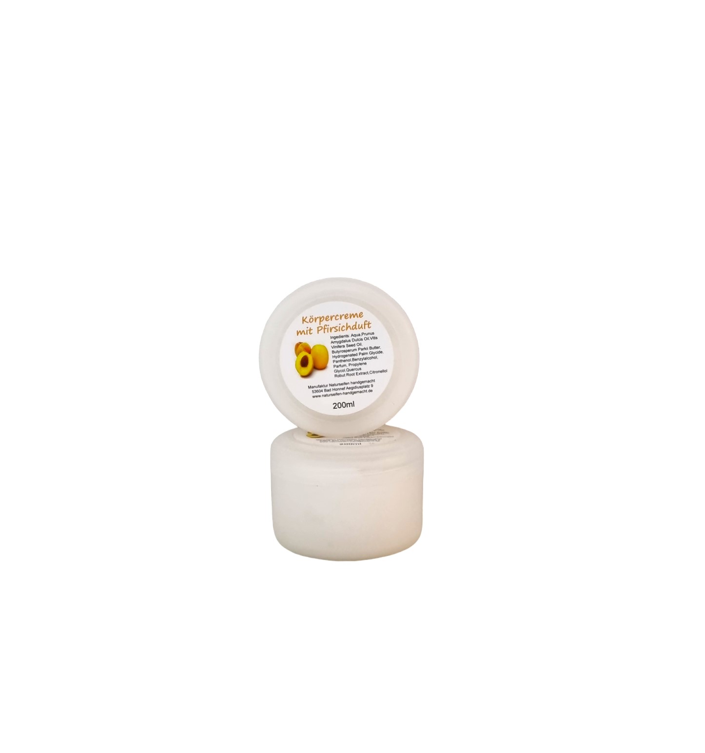 Körpercreme mit Pfirsichduft 200ml