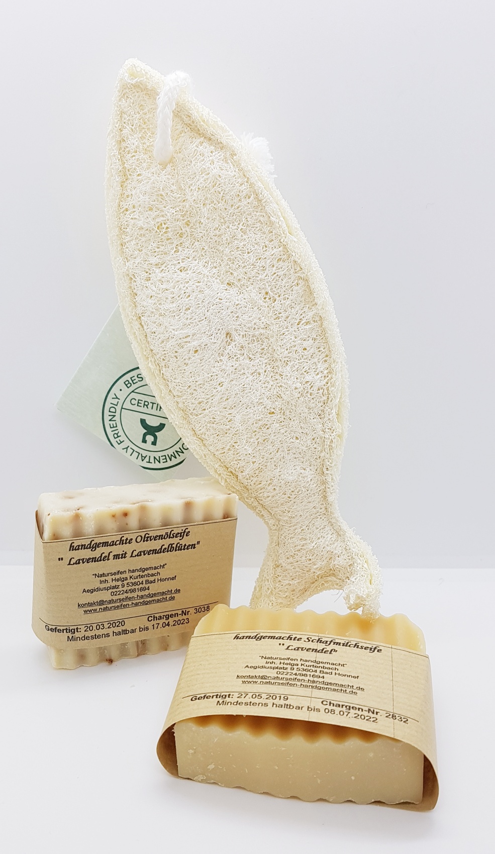 Luffa - Schwamm Fisch